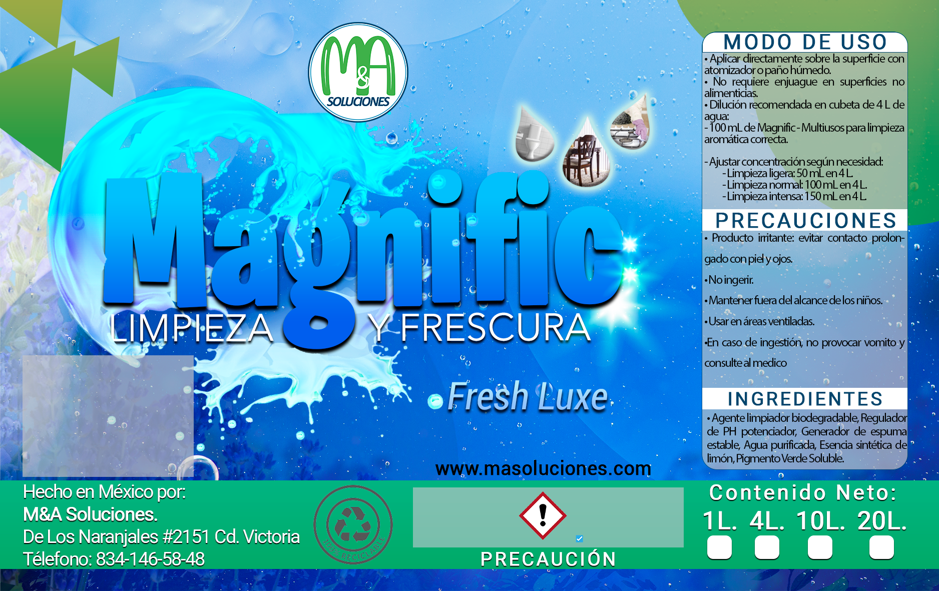 Magnific Fresh Luxe 1L